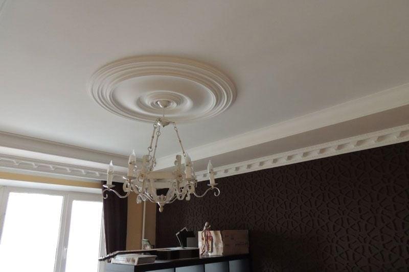 Монтаж лепнины из полиуретана и гипса цена за работы в Москве
